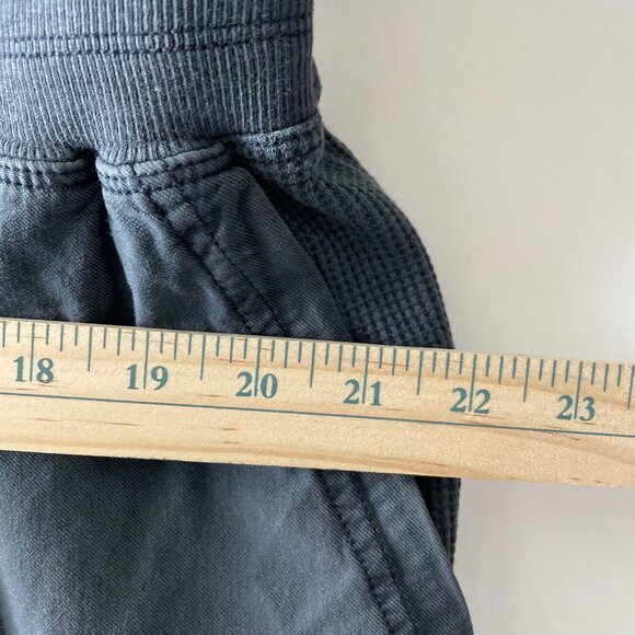 Anthropologie Daily Practice Womens Blue Waffle Knit Utility Mini Dress Size L - Picture 10 of 12